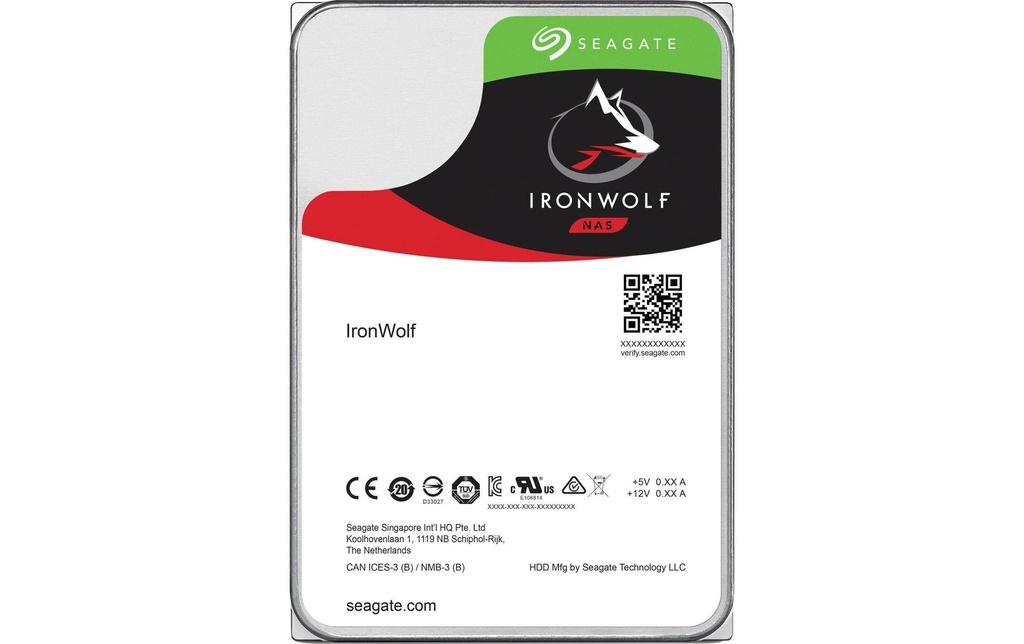 Seagate Disque dur IronWolf 3.5 SATA 8 TB