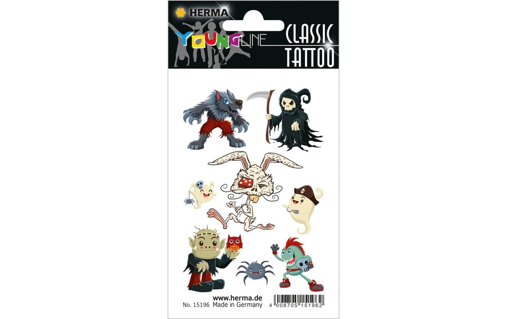 Herma Stickers Tatouages Classic Zombies, 1 Pièce/s