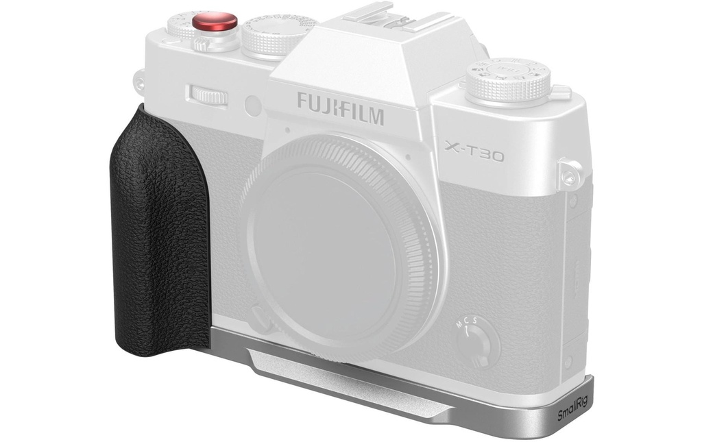 Smallrig Angle en L FUJIFILM X-T30 III avec manche en silicone, argent