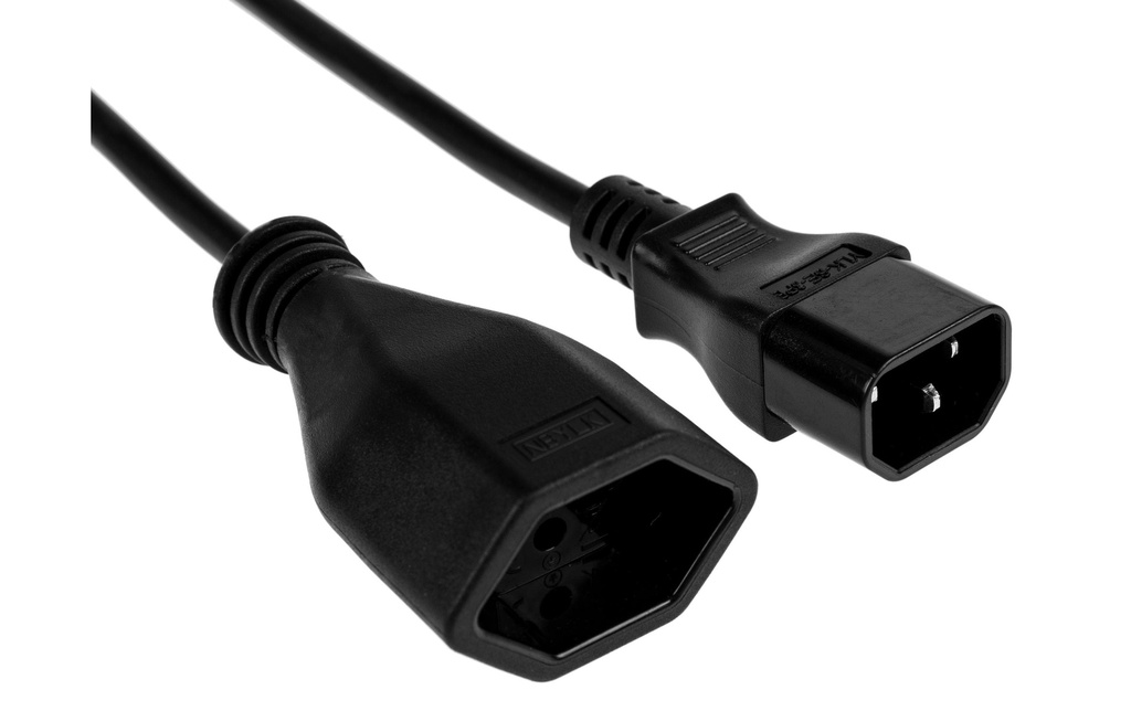 FURBER.power Câble de prolongation C14-T13 0.3 m noir