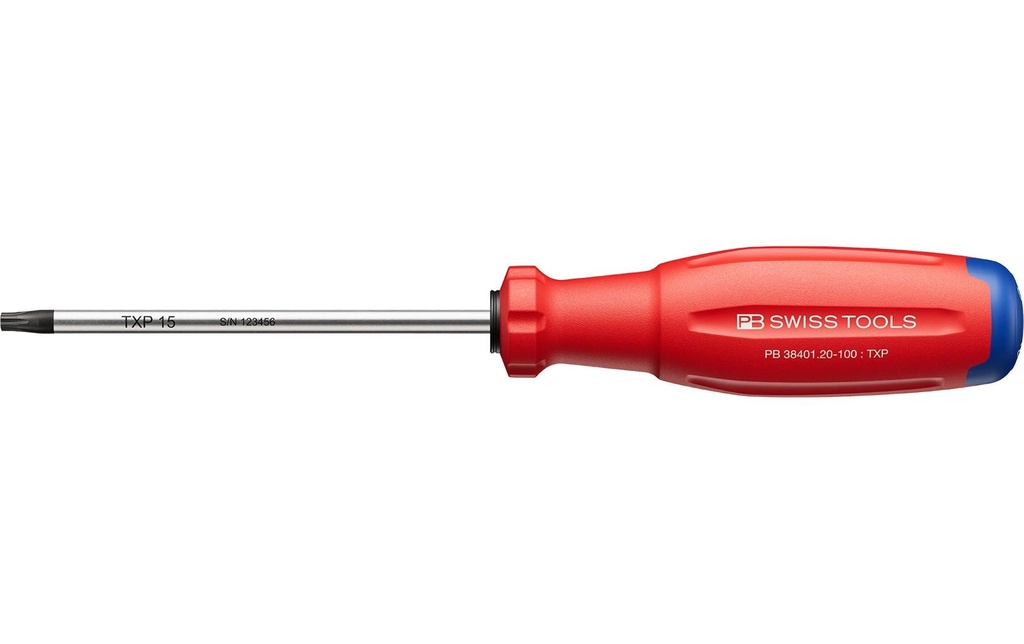 PB Swiss Tools Tournevis SwissGrip Evo PB 38401.20-100 Rouge