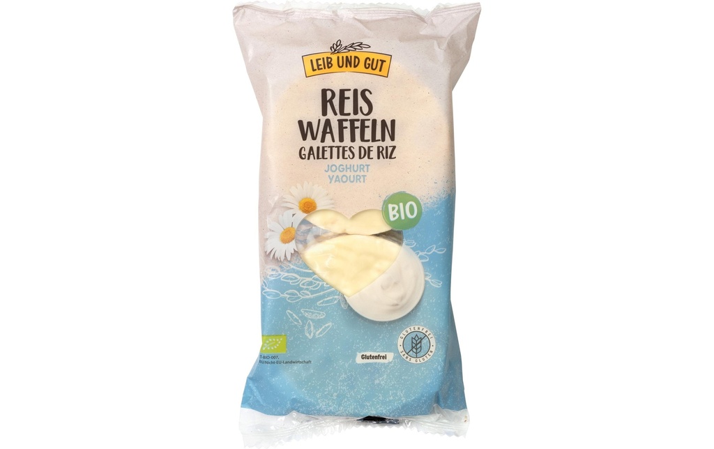 Leib und Gut Galettes de riz enrobées de yaourt Bio 100 g
