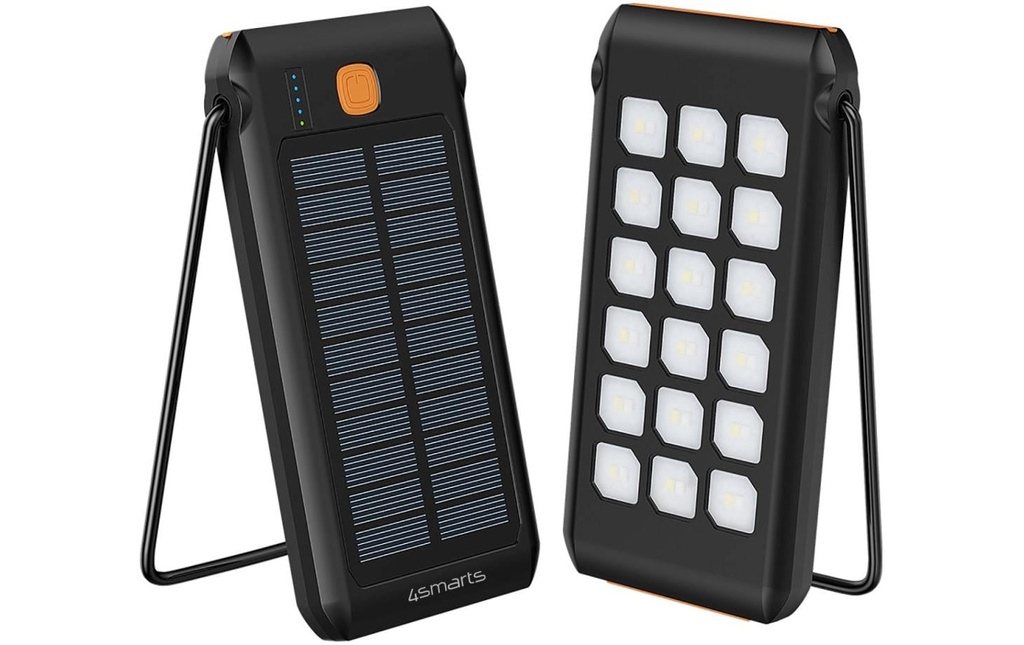 4smarts Banque d'énergie solaire TitanPack Flex 10 000 mAh