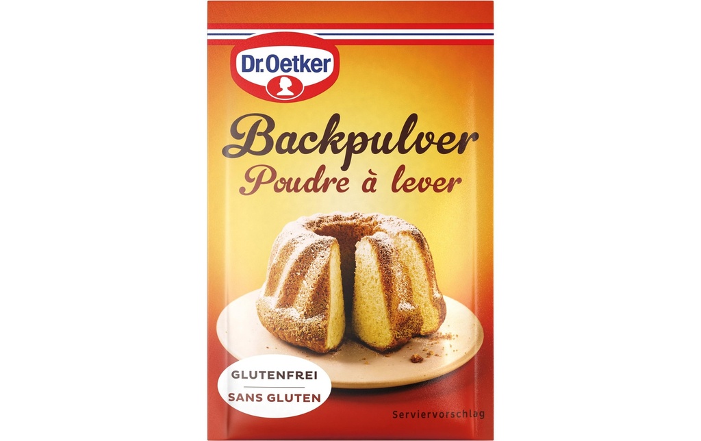 Dr.Oetker Poudre à lever sans gluten 5 x 16 g