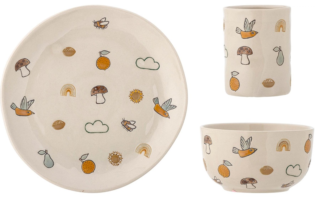 Bloomingville Service de table pour enfants Agnes Lot de 3