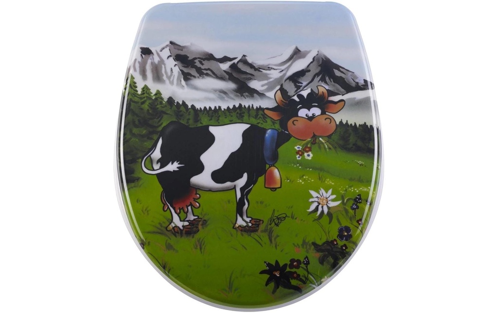 diaqua® Siège de toilette Nice Cow Multicolore