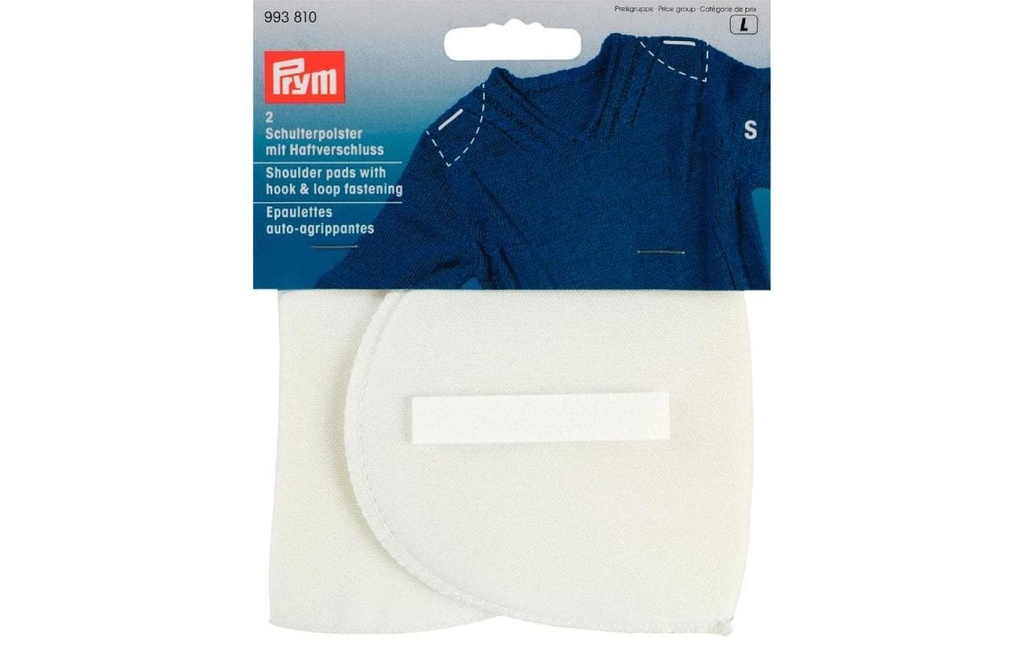 Prym Épaulettes Blanc, taille S