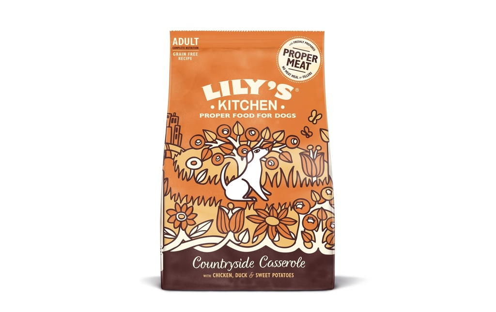 Lily's Kitchen Alimentation sèche Adulte Canard & poulet, 2.5 kg