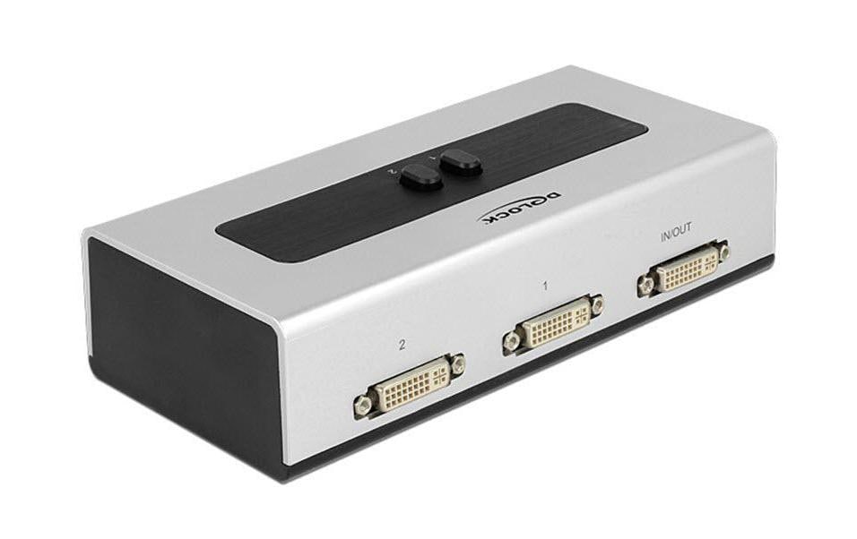Delock Boîte de commutation DVI 2 Port DVI-I (24+5)