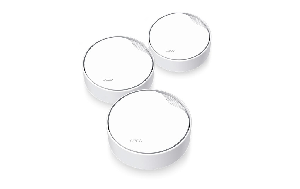 TP-Link Systèmes à mailles Deco X50-PoE Hybrid WiFi-6 avec PoE Ensemble de 3