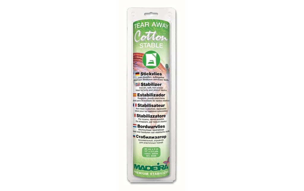 Madeira Non-tissé à broder Tear Aways Cotton Stable 1 Pièce/s