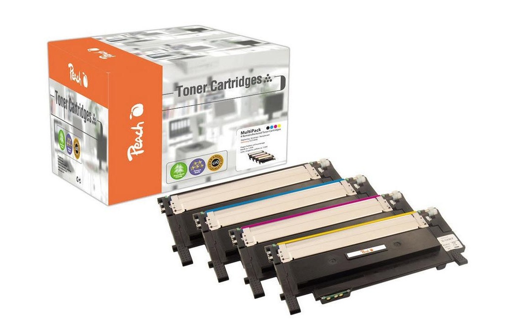 Peach Kits de toner Samsung CLT-404S Series BK, C, M, Y
