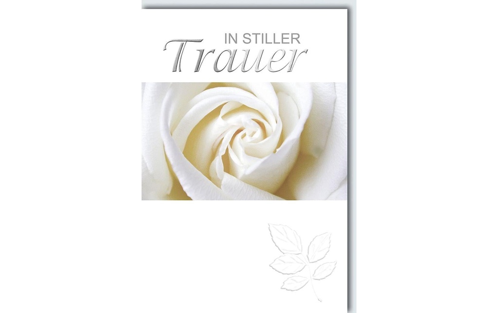 Braun + Company Carte de condoléances 11.5 x 17 cm, enveloppe incluse