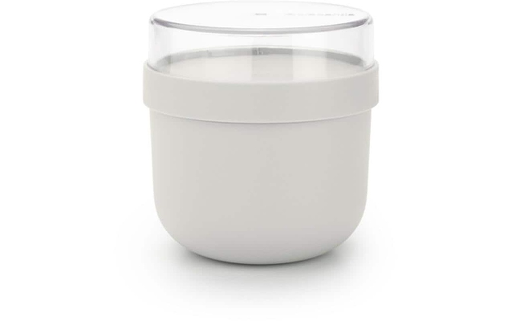 Brabantia Contenant pour le yaourt Make & Take 500 ml, Gris clair