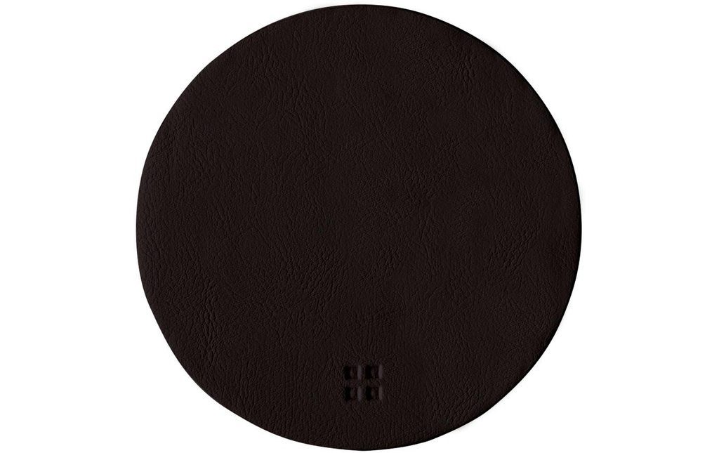 Lunasol Dessous de verre Elements Ambiente ø 11 cm, Noir