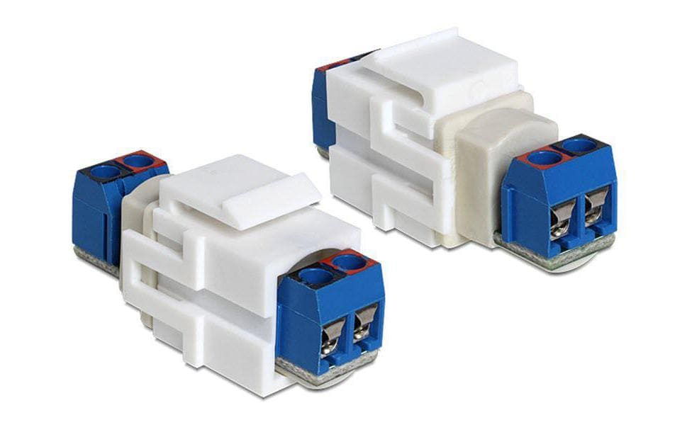 Delock Module Keystone Bloc terminal 2 Port