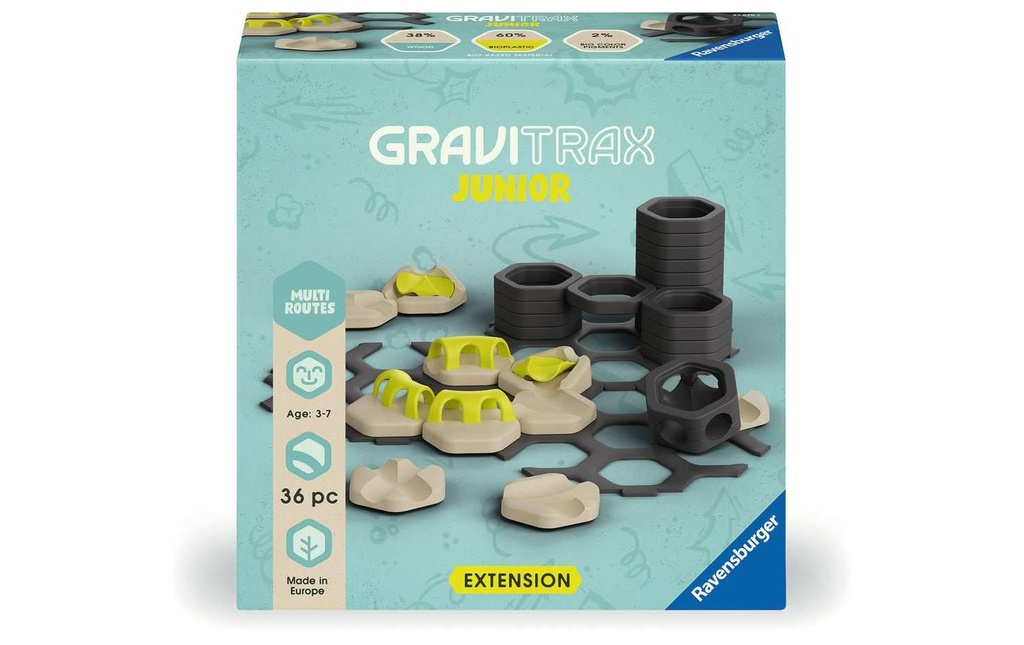 Ravensburger Circuit de billes GraviTrax Junior Extension Multi Routes