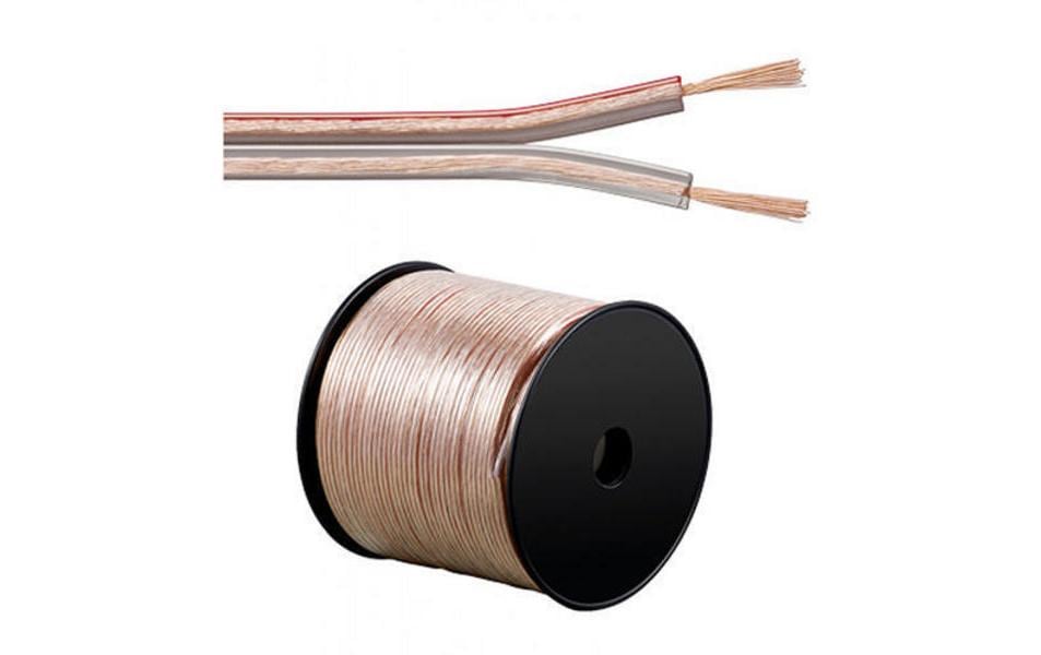 HDGear Câble de haut-parleurs 4 mm² OFC 30 m