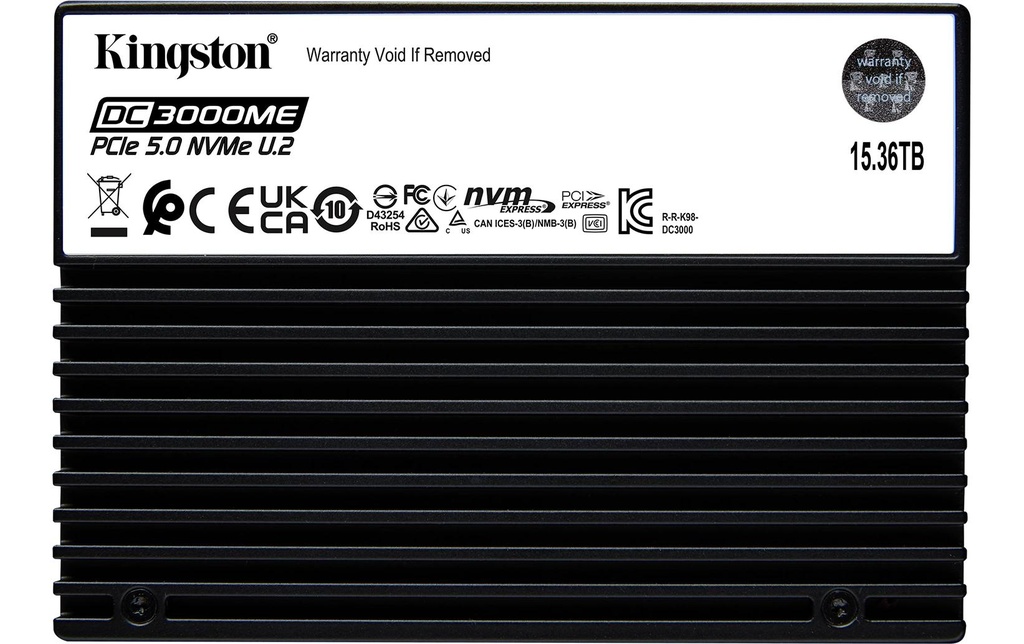 Kingston SSD DC3000ME 2.5 NVMe 15360 GB