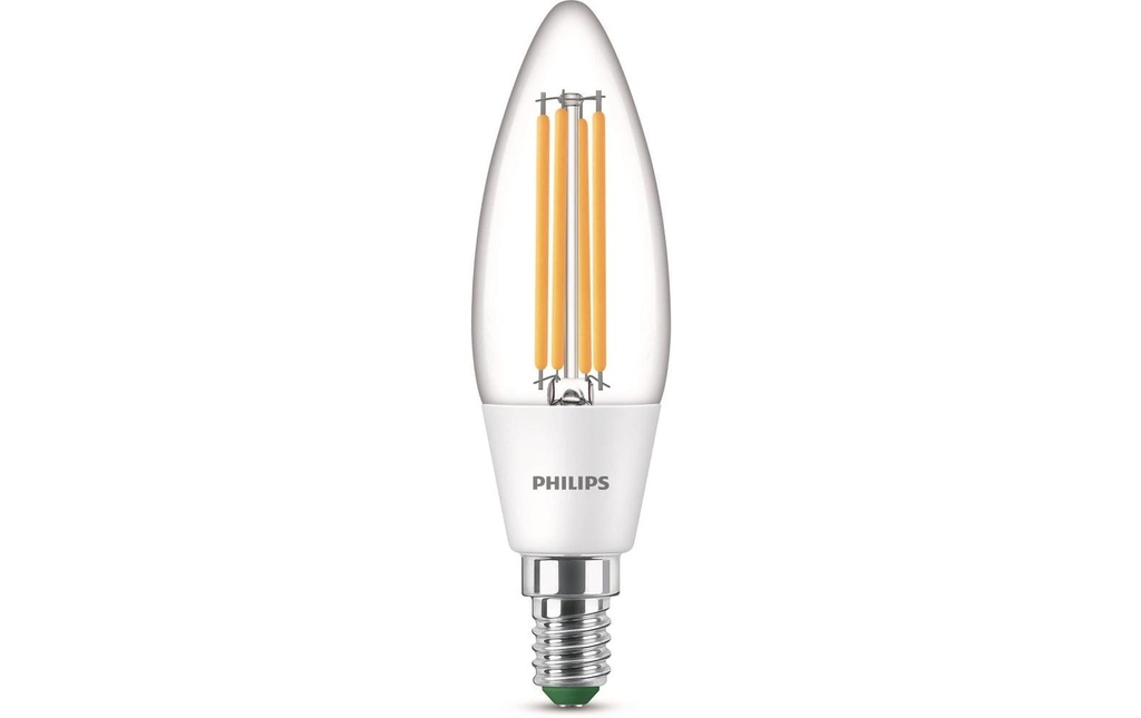 Philips LED E14, ultra-efficace, blanc chaud, remplacement de 40W