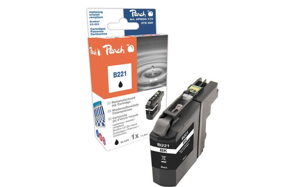 Peach Encre Brother LC-221BK noir