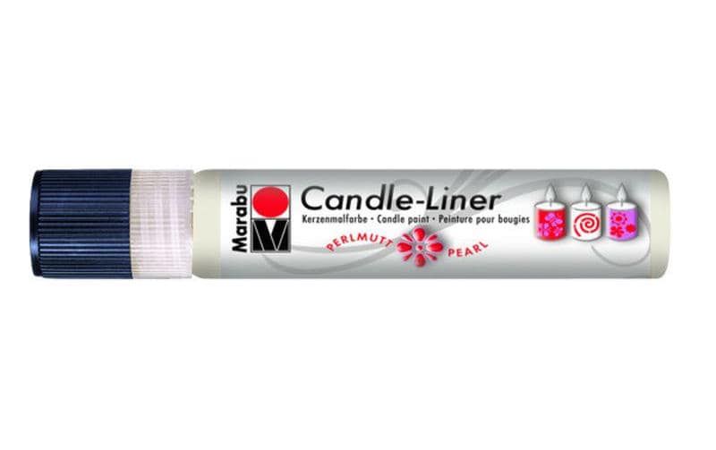 Marabu Peinture pour bougie Candle-Liner 25 ml, Blanc