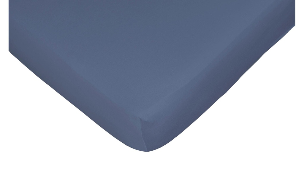 Nobilium Drap-housse Nela 140-160 x 200 cm, Moonlight Blue