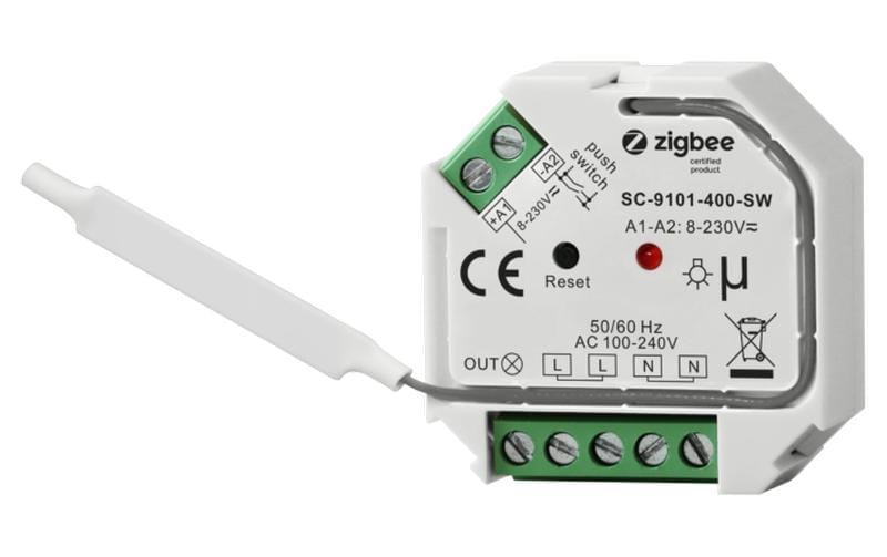 Sunricher Actionneur de commutation radio ZigBee 3.0 400 W