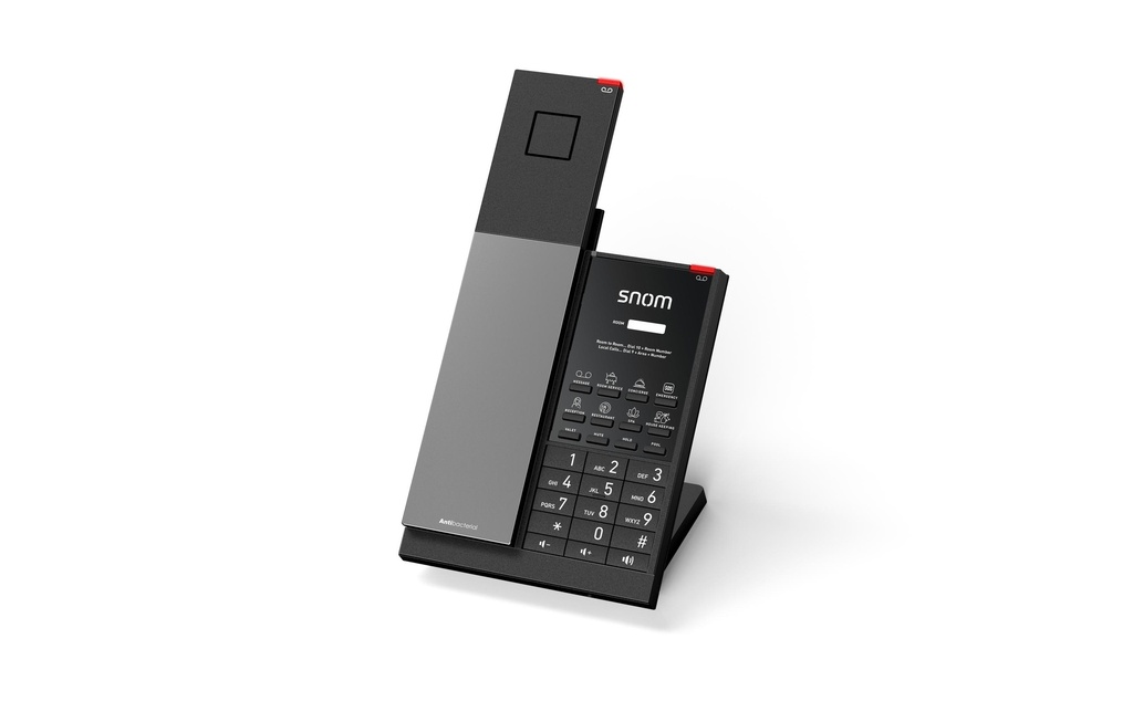 snom Téléphone sans fil HD351W Téléphone d'hôtel SIP