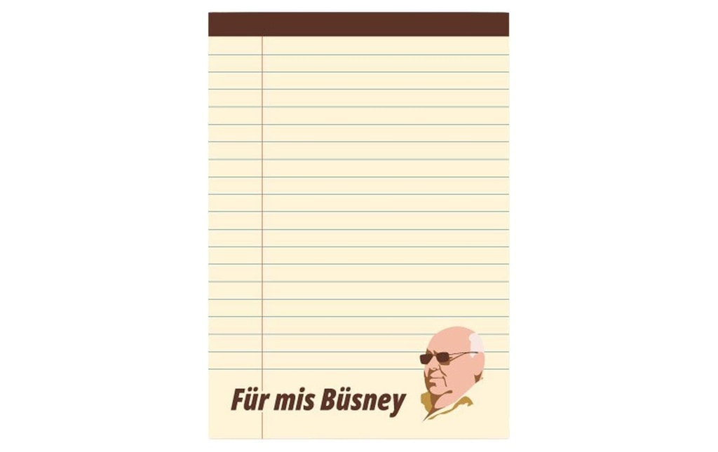 Swissmeme Bloc-notes Büsney