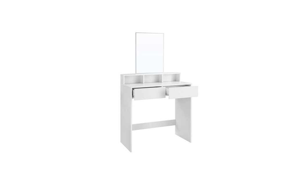 VASAGLE Coiffeuse 80 x 40 x 140 cm, blanc