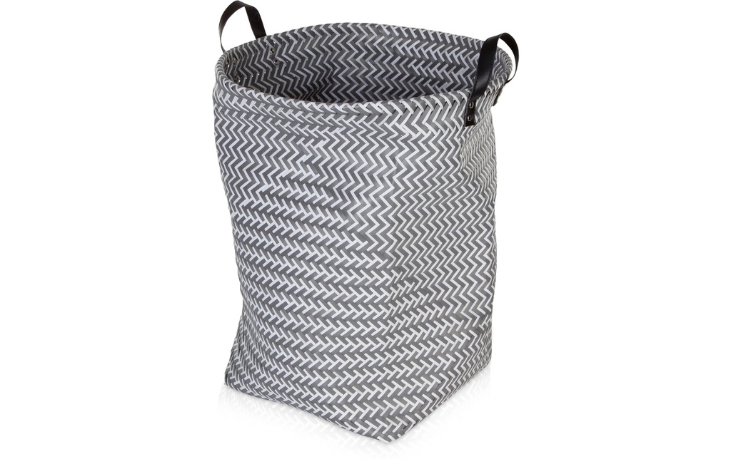 Möve Corbeille à lessive Weave 80 l, Gris