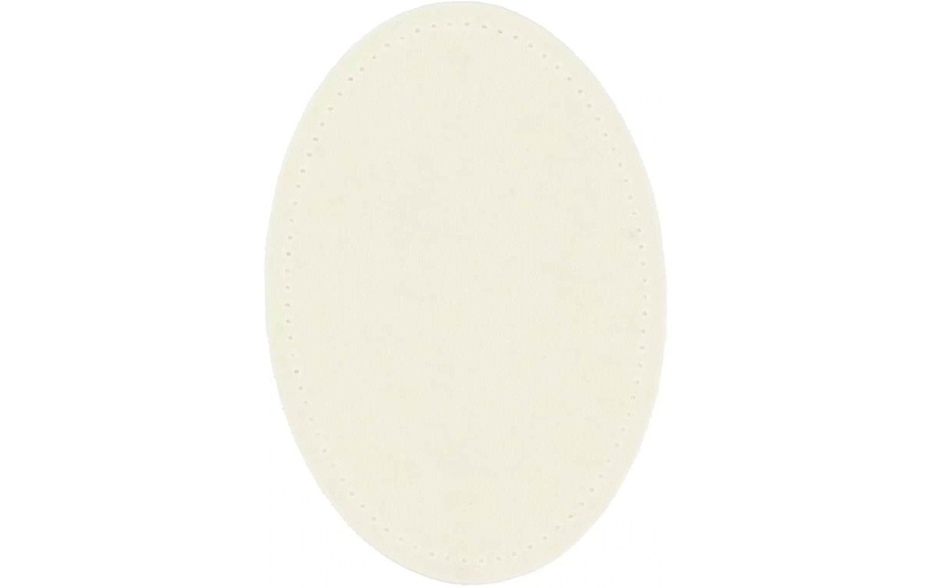 Prym Raccommodages 9.5 x 14.5 c Imitation cuir, entièrement blanc, 2 Pièce/s
