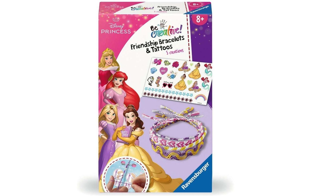 Ravensburger Kits de bricolage BeCreative – Disnes Princes Friendship