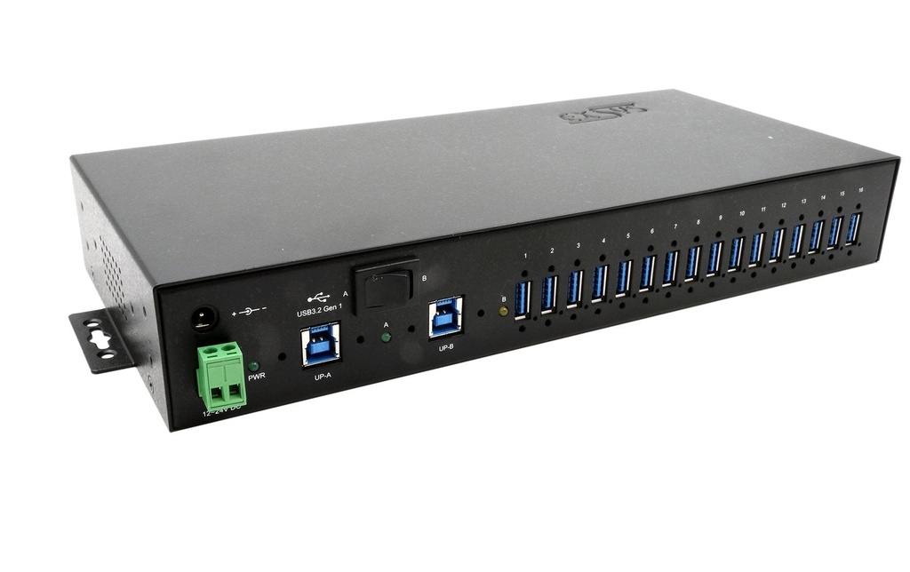 Exsys Hub USB EX-1526HMVS 16x USB 3.2 Gen 1 (géré)