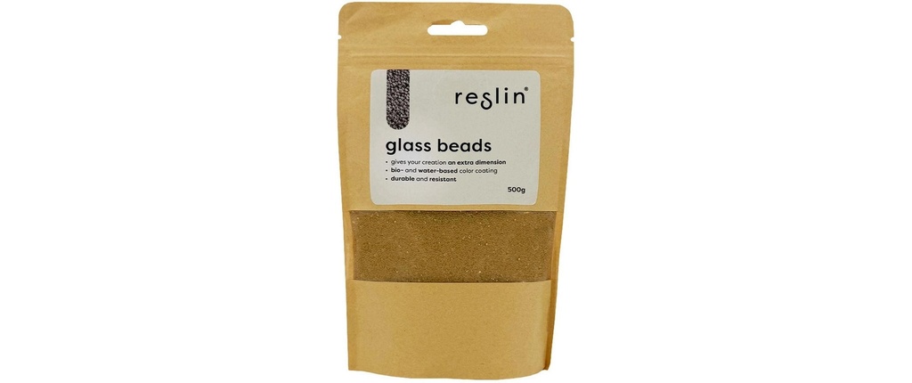 Reslin Perles de verre 500 g Or