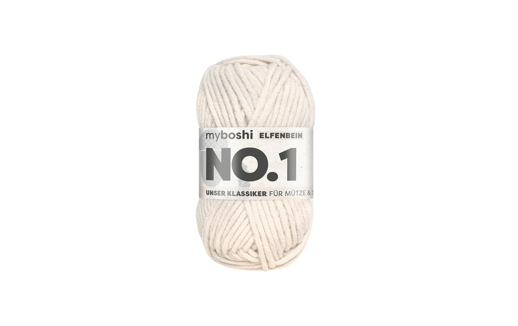 myBoshi Laine Nr.1 Ivoire 50 g, 55 m