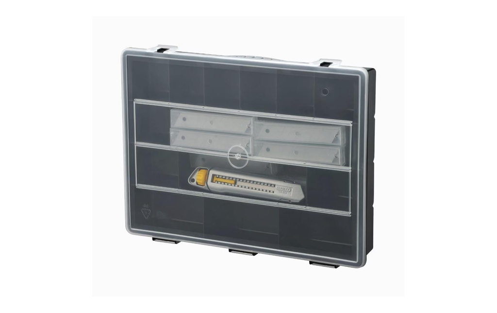 Stanley Cutter 18 mm avec 200 lames en boîte d'assortiment