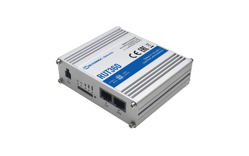 Teltonika Routeur Industriel LTE RUT360 Cat.6 LTE/3G/2G