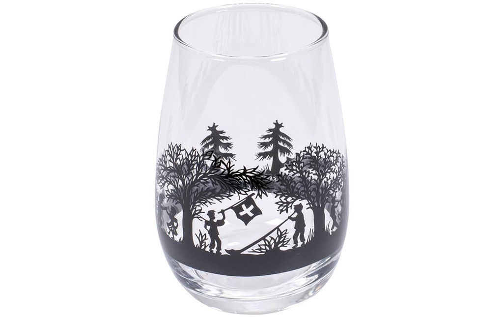 Kadastar Verre Bergchilbi 400 ml, 1 Pièce/s, Transparent/Noir