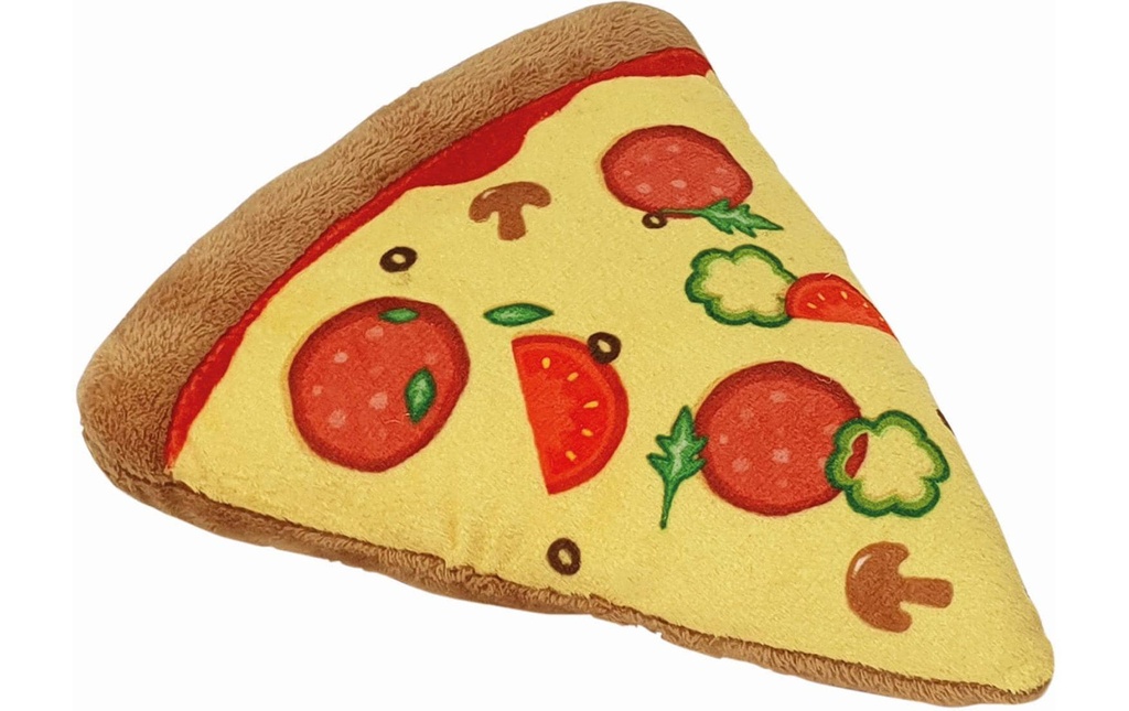 Nobby Jouet pour chien Food Pizza, 20 cm, jaune