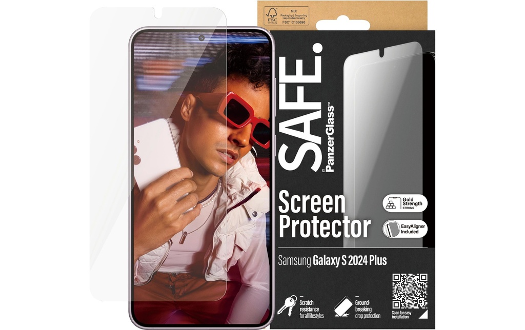 SAFE. Protection d’écran Ultra Wide Fit Galaxy S24+