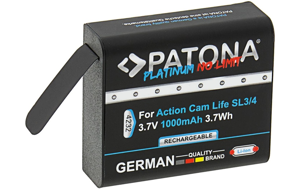 Patona Batterie pour caméra vidéo pour SL3 et SL4