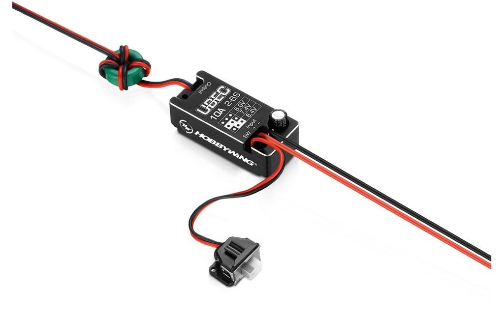 Hobbywing Alimentation électrique UBEC V2, 10A, 2-6S, pour les véhicules