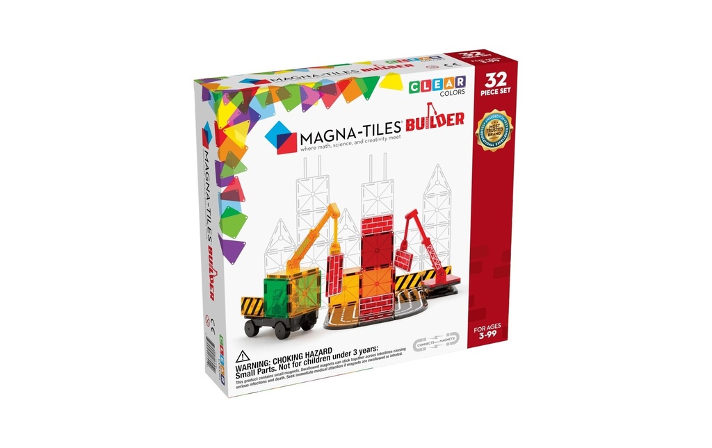 Magna-Tiles Baustellen Set 32 pièces