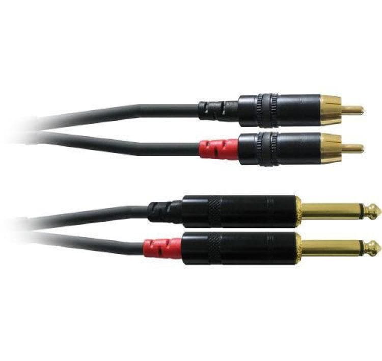 Cordial Câble audio CFU 6 PC Cinch - jack 6.3 mm 6 m