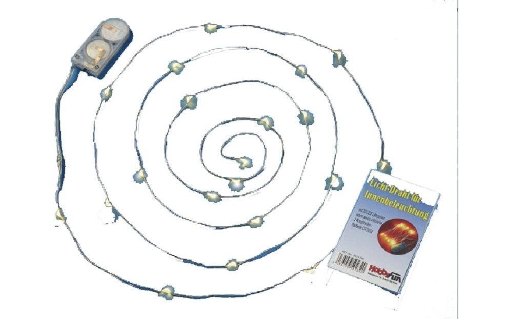 HobbyFun Mini ustensiles Fil lumineux LED Blanc