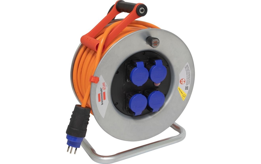Brennenstuhl Enrouleur de câble pour chantier Garant SK 290 50 m 4x T13