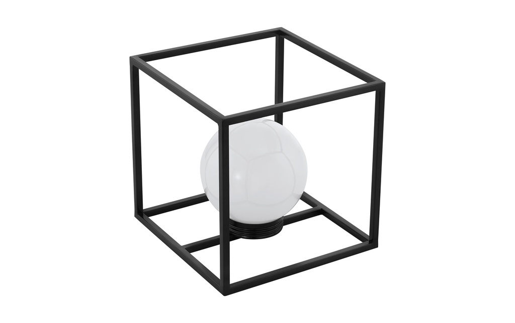 EGLO Leuchten Éclairage de jardin Solar, Noir/Blanc