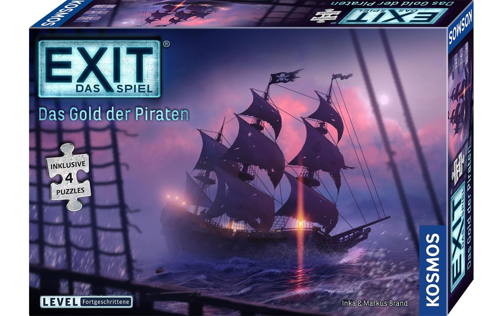 Kosmos Jeux de connaisseur EXIT & Puzzle: Das Gold der Piraten
